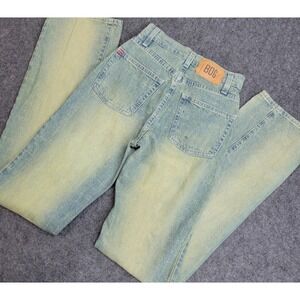 BDG Jeans Womens 24 Light Blue Urban Casual High Rise Slim Fit Acid Wash Y2K